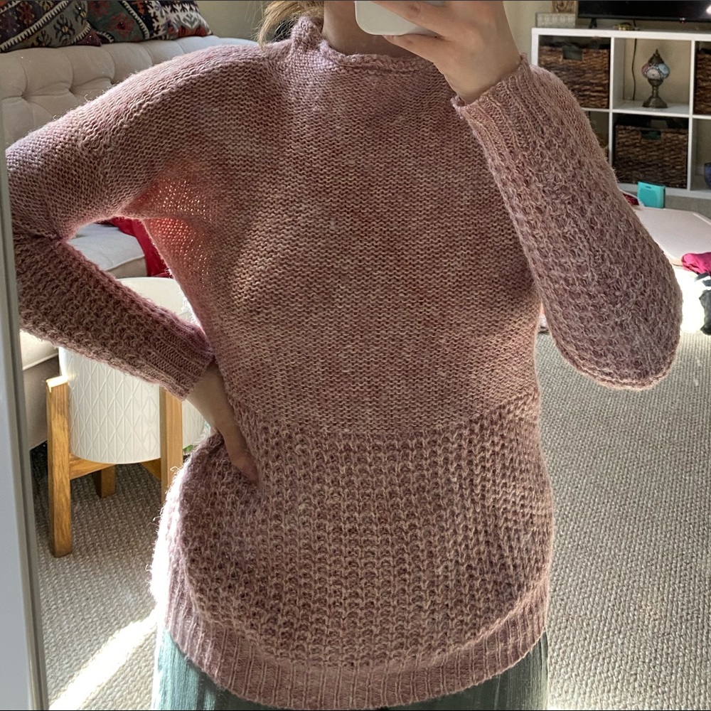 Pink sweater